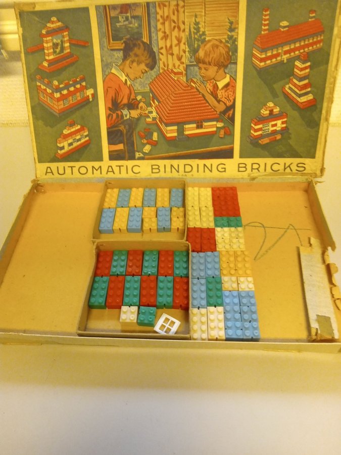 Lego Automatic Binding Bricks 1949 Set Of Lego System Boxes 033