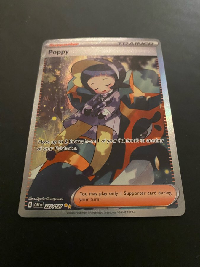 Poppy - 227/197 Obsidian Flames Special Illustration Trainer - NM