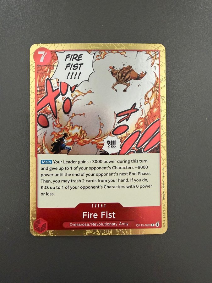 One Piece Card Game - Fire Fist OP05-020 R | Kp p Tradera (730048760)