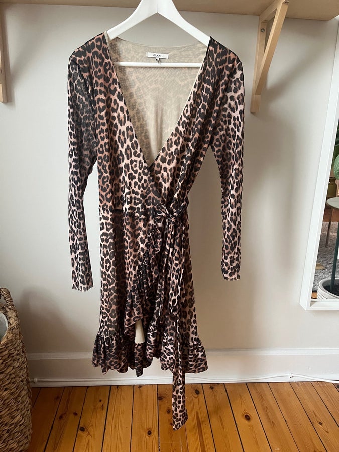 ganni tilden mesh dress leopard ganni mesh leopard dress