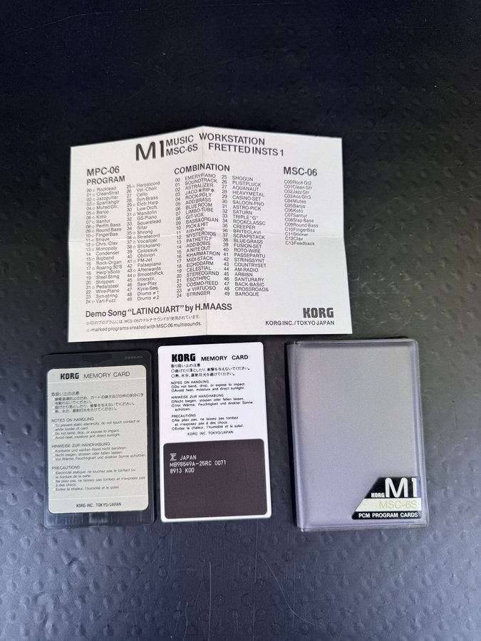 動作品 KORG M1 MSC-06 MPC-06 FRETTED INSTS 動作品 KORG M1 MSC-06 MPC-06 FRETTED INSTS MSC-6S Fretted