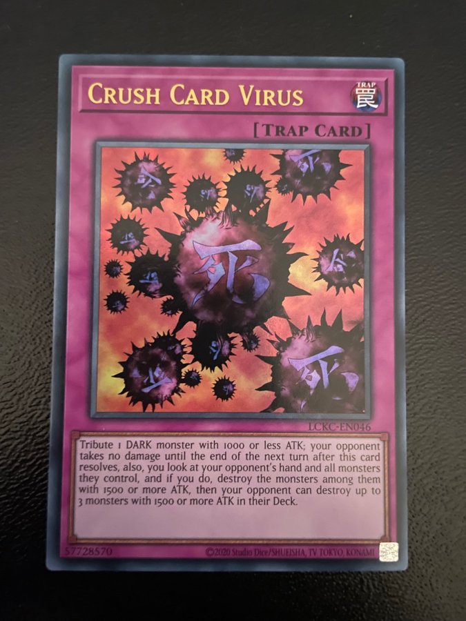 Yu-Gi-Oh! Crush Card Virus LCKC-EN046 Ultra rare | Kp p Tradera (721695607) Yu-Gi-Oh! Crush Card Virus LCKC-EN046 Ultra rare | Kp p Tradera (721695607)