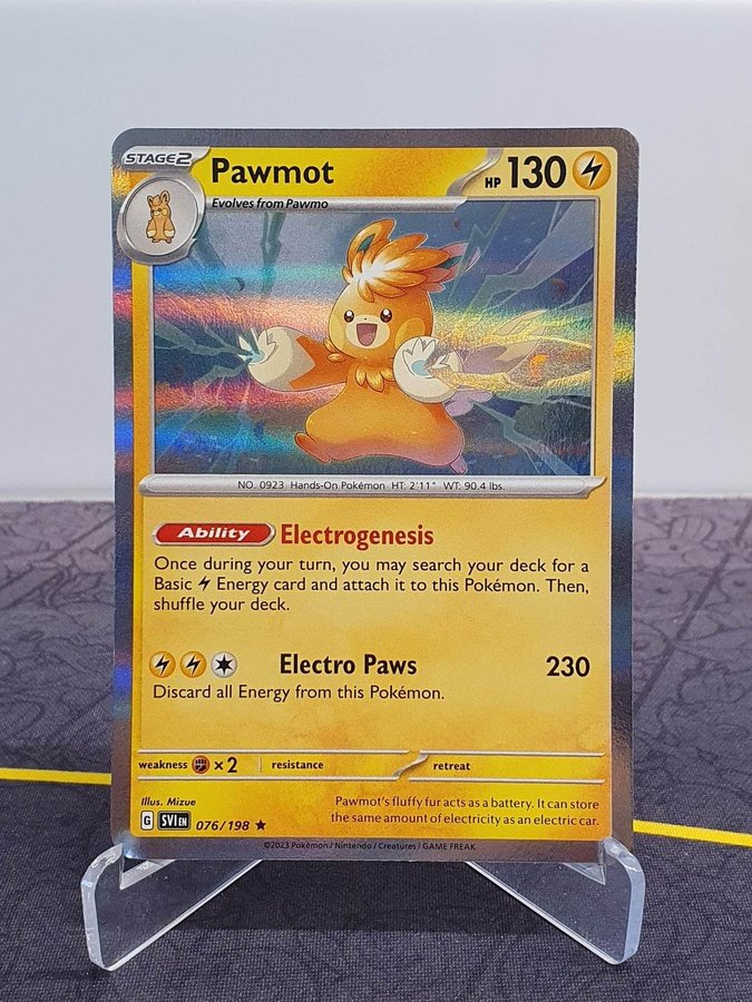 PAWMOT 076/198 - Holo Rare - Scarlet & Violet -.. | Kp p Tradera (589690719) PAWMOT 076/198 - Holo Rare - Scarlet & Violet -.. | Kp p Tradera (589690719)