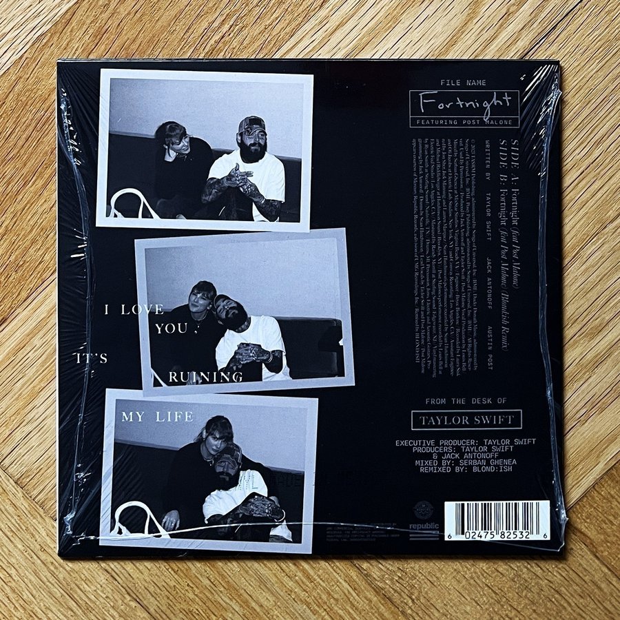 Taylor Swift Fortnight featuring Post Malone - RSD 2025