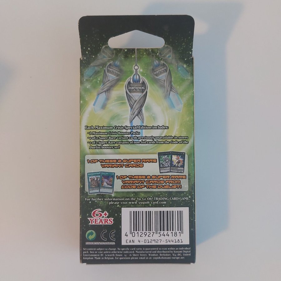 yugioh booster box maximum crisis Yu-Gi-Oh! Maximum Crisis 1st Edition Booster Box (24 packs)(Sealed) :  Amazon.sg: Toys main image 1