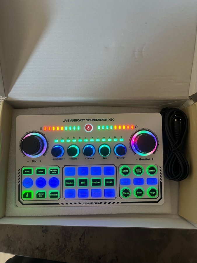 Live Webcast Sound Mixer X50 | Köp på Tradera (704415356)