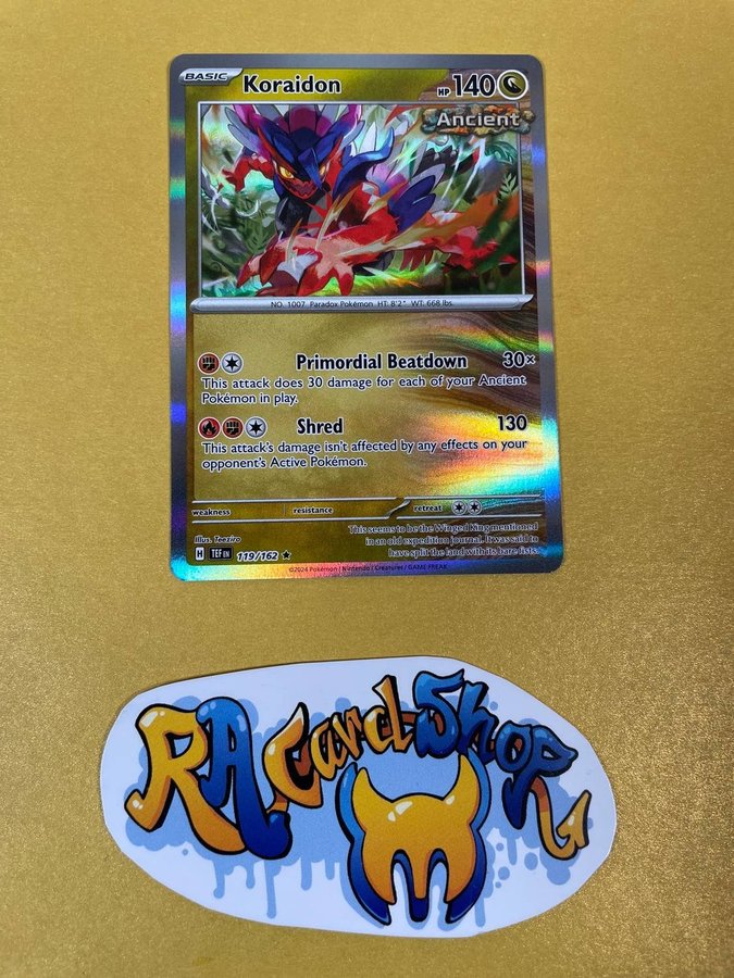 Koraidon Holo Rare 119/162 Temp.. | Kp frn RaCardShop p Tradera (627629338) Koraidon Holo Rare 119/162 Temp.. | Kp frn RaCardShop p Tradera (627629338)