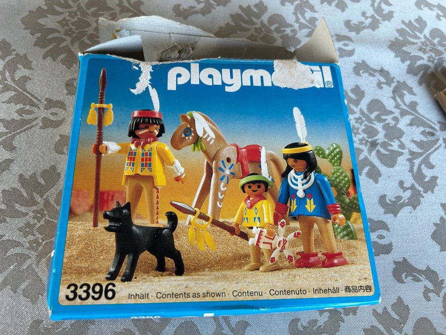 Playmobil Western Set 3396 Indian Family Köp på Tradera