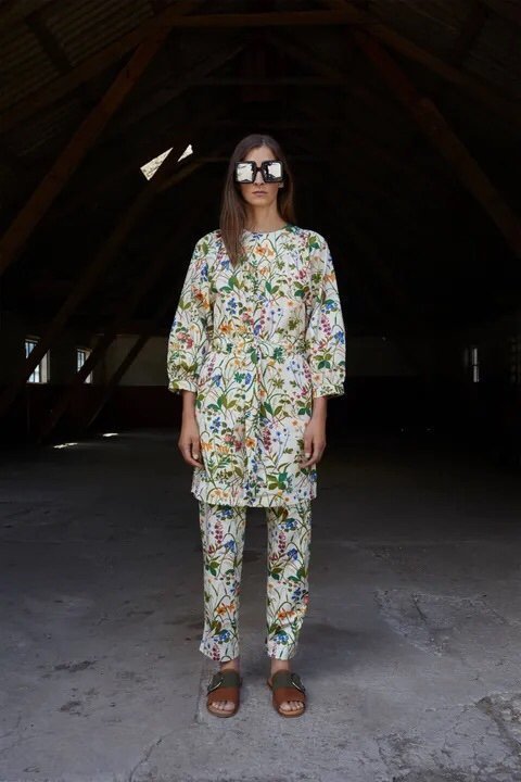 rodebjer dress leonora twill