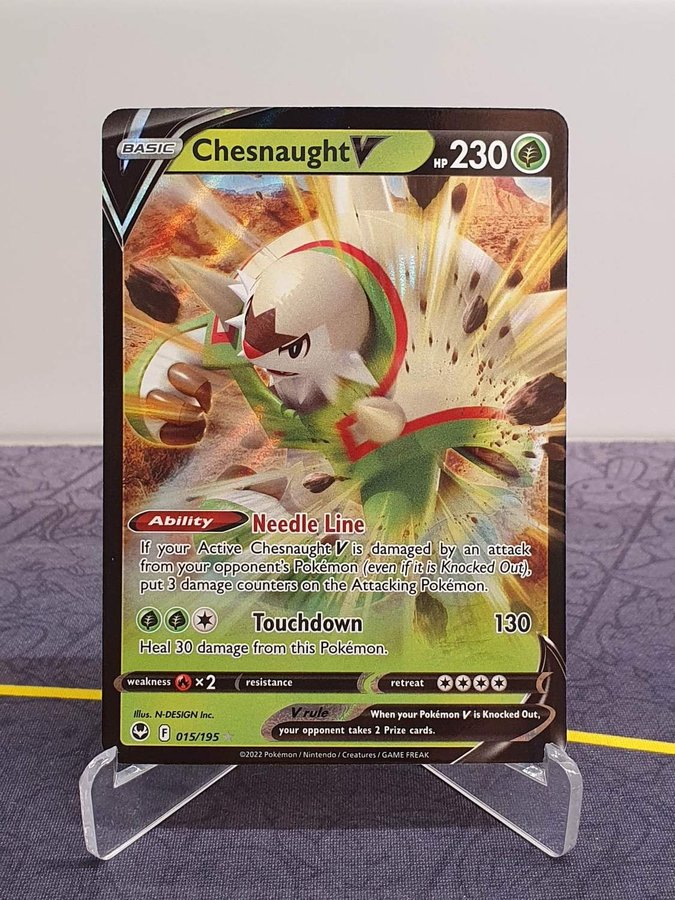 CHESNAUGHT V 015/195 - Ultra Rare - Silver Temp.. | Kp p Tradera (586427796) CHESNAUGHT V 015/195 - Ultra Rare - Silver Temp.. | Kp p Tradera (586427796)