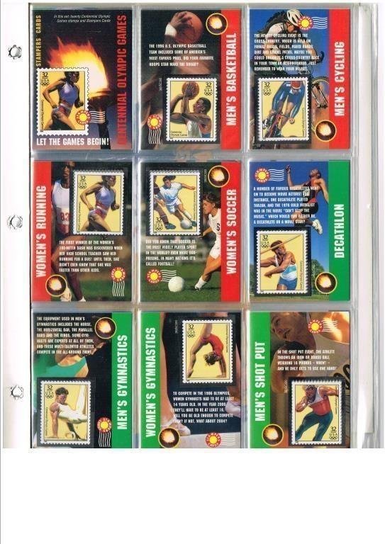 OLYMPISKA SPELEN 1996 ATLANTA 1996 samlarmapp .. Köp på Tradera