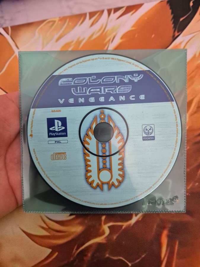 Disruptor Ps1 Jeu Colony Wars: Vengeance - PlayStation 1 (PAL) - COMPLET Et NEUF Sous Blister Civil War Marvel