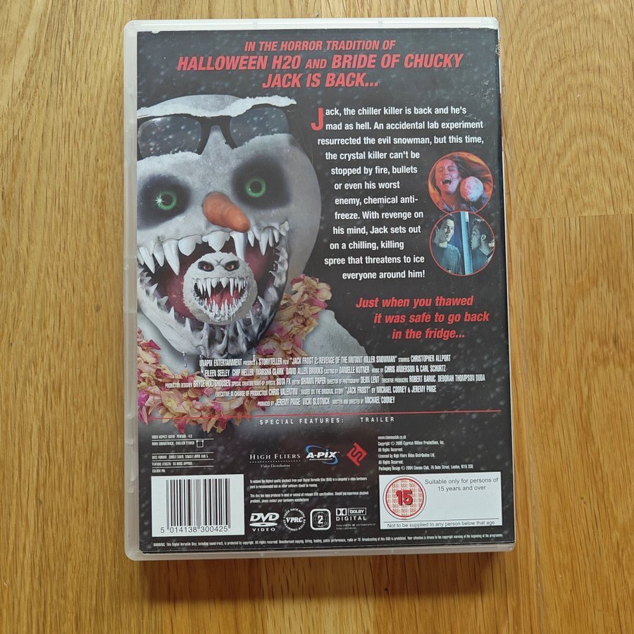 Jack Frost The Mutant Killer Snowman Jack Frost Evil Jack Frost Horror