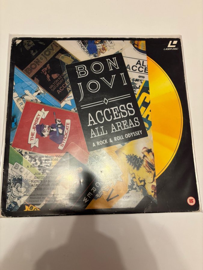 Bon Jovi - Access All Areas Laserdisc | Köp på Tradera (708375336)