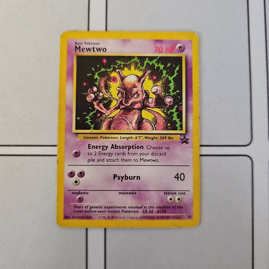 Mewtwo promo #14, black star promo | Kp p Tradera (727107828)