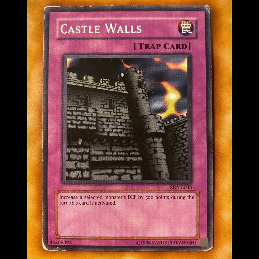 castle walls yugioh card Castle Walls - SDK-049 - Common - Unlimited Edition main image 1