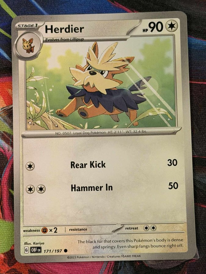 herdier pokemon card value Pokemon - Herdier (82) main image 0