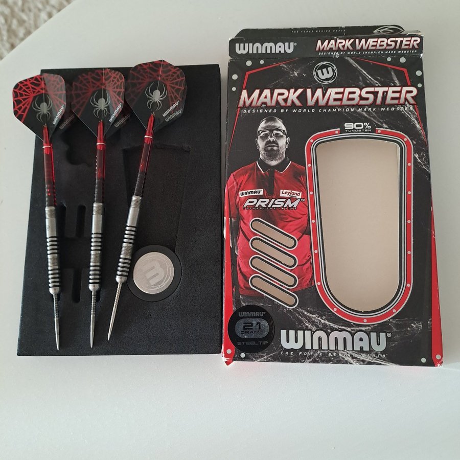 WINMAU MARK WEBSTER ダーツセット Winmau Mark Webster SE Darts For Sale | 23g 25g | Avid Darts Australia