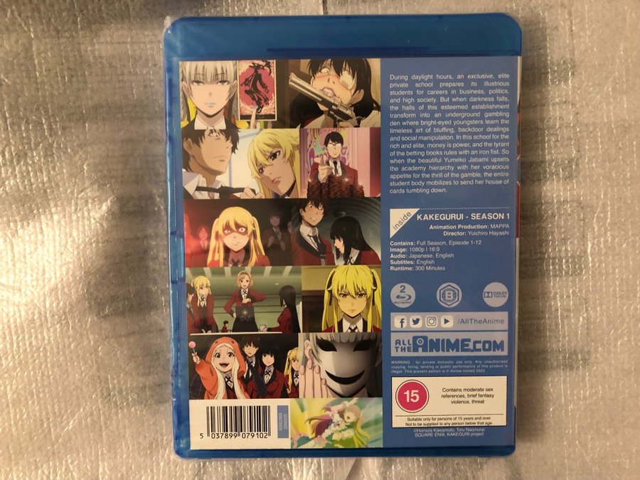 Se produkter som liknar Kakegurui Season (Blu-ray) på Tradera