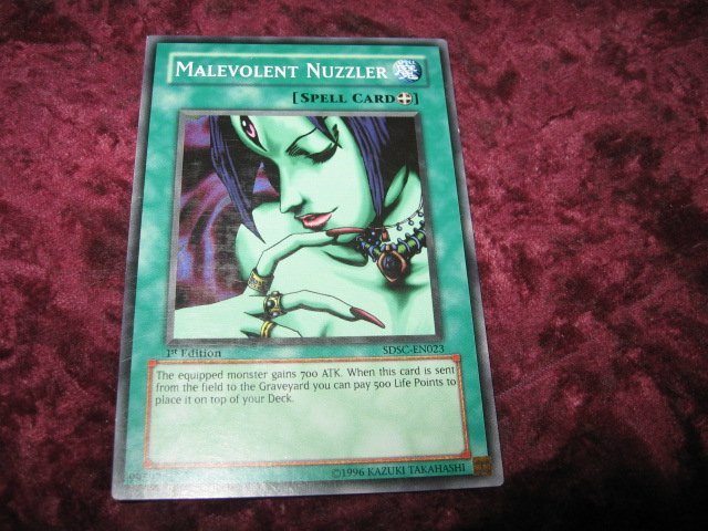 YU-GI-OH MALEVOLENT NUZZLER SDSC-.. | Kp frn ghost 64 p Tradera  (255281001)