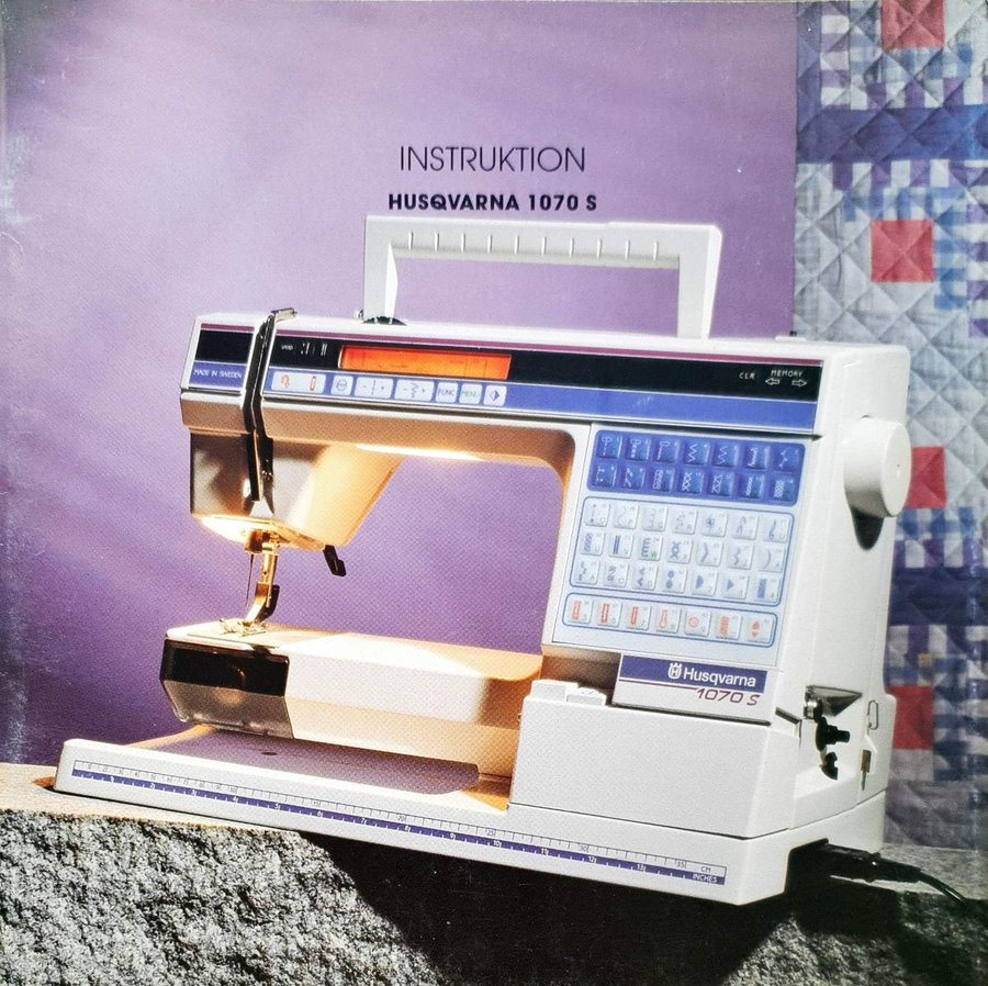 Symaskin Husqvarna 1070s, Bruksanvisning EManu.. Köp på Tradera
