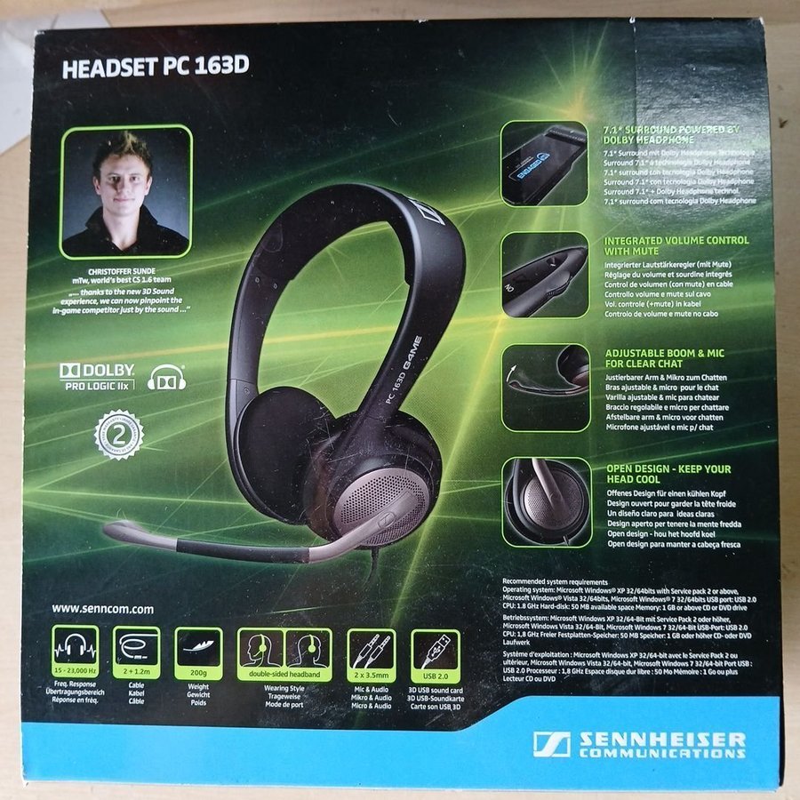 Sennheiser pc 163d new arrivals