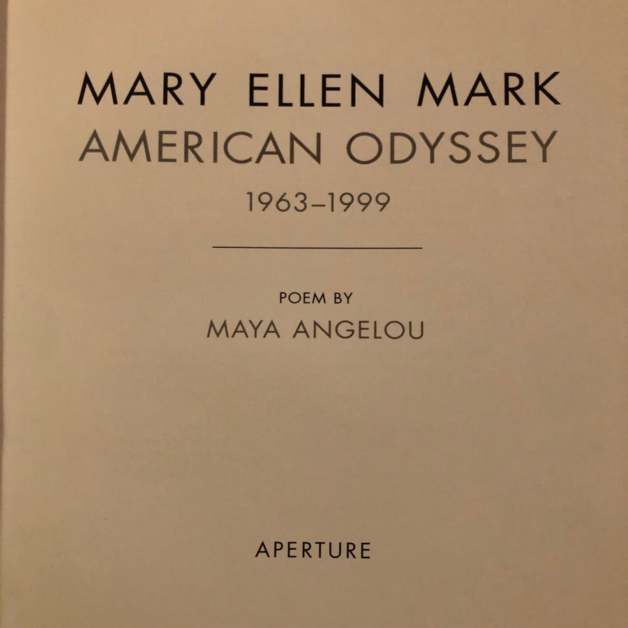 MARY ELLEN MARK - AMERICAN ODYSSEY | Köp på Tradera (742760069)