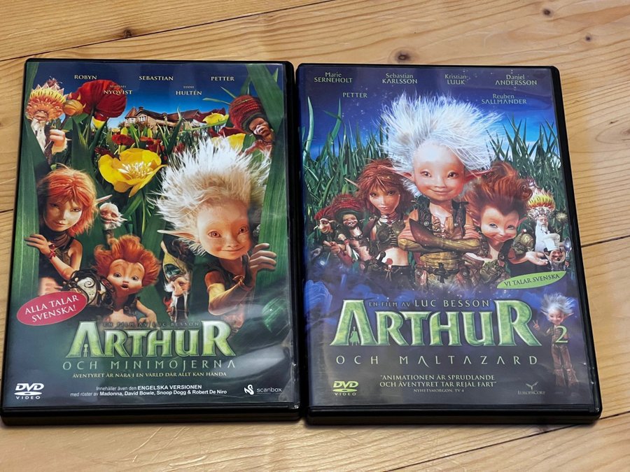 Arthur och minimojerna DVDpaket Köp på Tradera (598387861)
