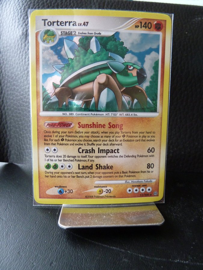 Pokmon Torterra LV.47 11/100 Stormfront Holo R.. | Kp p Tradera  (718429593)