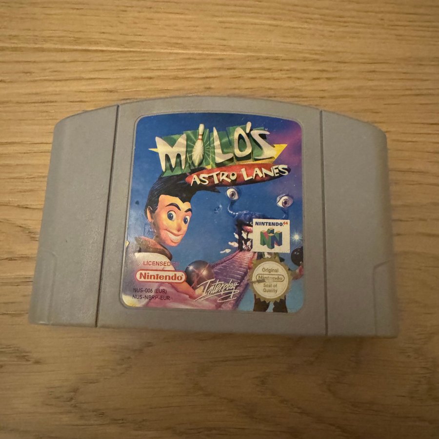 Milos Astro Lanes - Jeu N64 - Nintendo 64 - Loose - État Correct