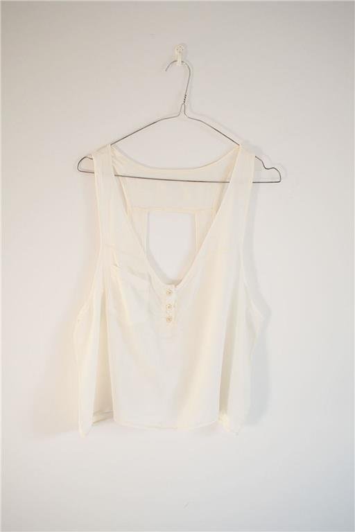 Brandy Melville Oversize Crop Top I Vitt Kop Pa Tradera