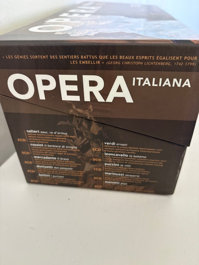 オペラ・イタリアーナ（20作曲家、40枚組）Opera Italiana OPERA ITALIANA @ 40CD BOX @ オペラ イタリアーナ @ 16～20世紀の様々