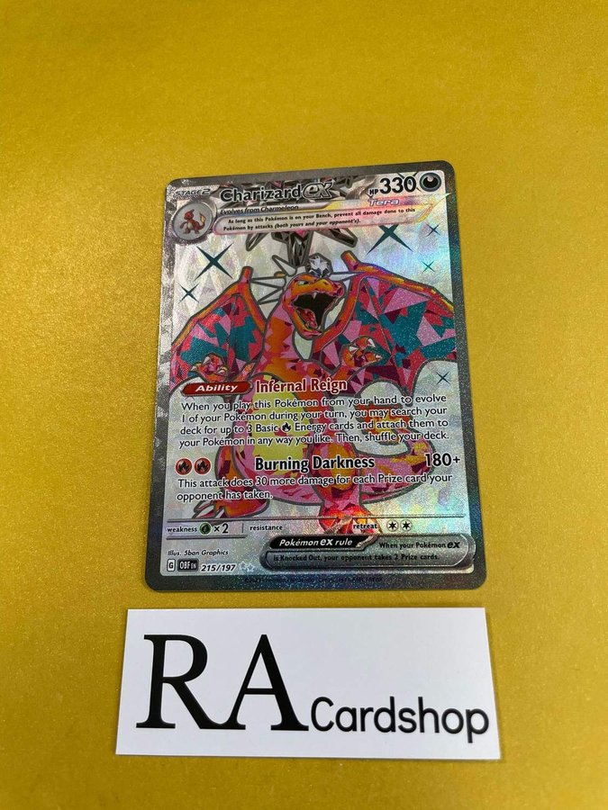 Poppy Obsidian Flames 220/197 Full Art Ultra Holo Double Rare Pokemon TCG  NM