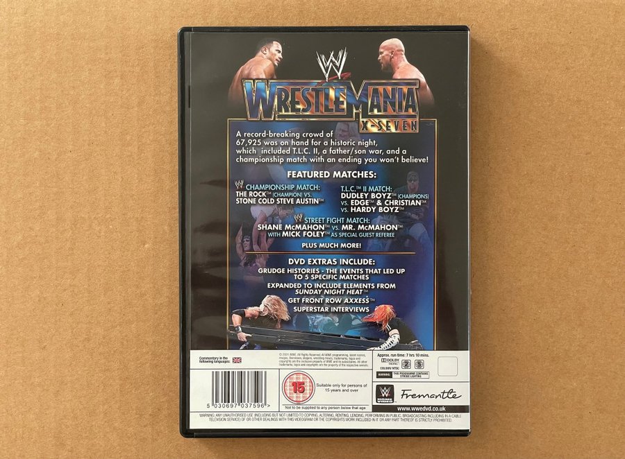 WWE WrestleMania X-Seven DVD | WWF | Wrestling .. | Köp på Tradera