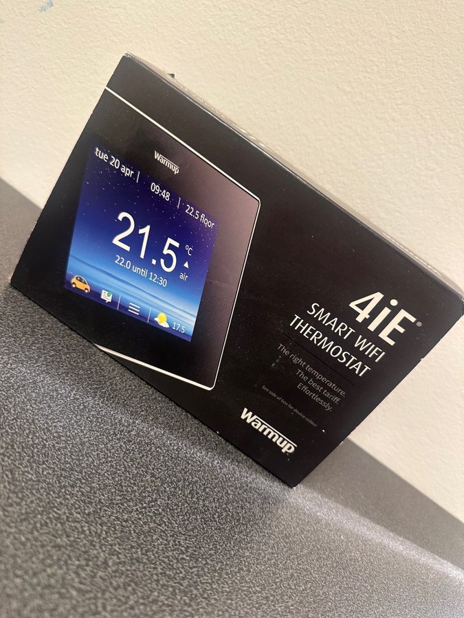 4ie Warmup 4iE Smart WiFi Termostat Köp På Tradera (676374741)
