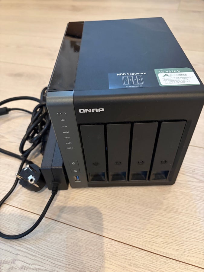 QNAP TS-431KX NAS med 3x Seagate IronWolf 8TB HDD | Köp på Tradera