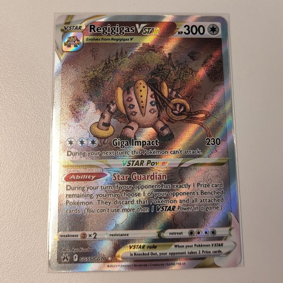 Pokemon - Regigigas Vstar GG55/GG70 - Crown Zenith - Galarian Gallery -  Ultra Rare Alternate Art