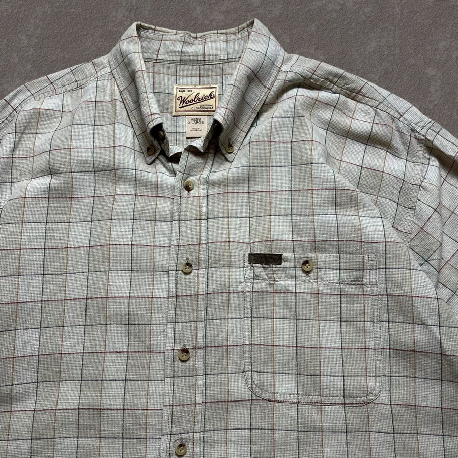 Vintage Woolrich kortärmad Köp från på Tradera