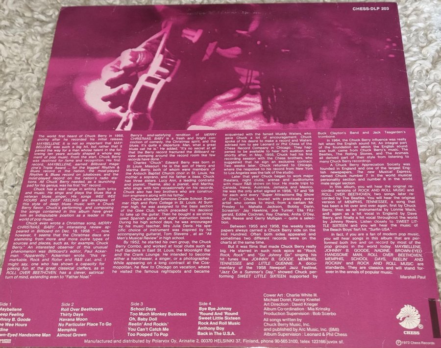 CHUCK BERRY- Golden Decade Vol.1 FIN CHESS DBL-.. | Köp på