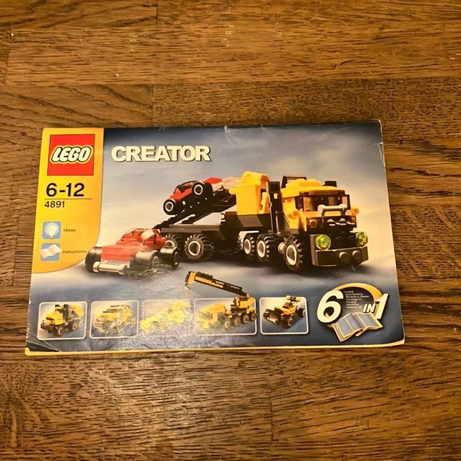 Lego Creator 4891 6 i 1 Lastbil med biltran. Kop pa Tradera 650550711