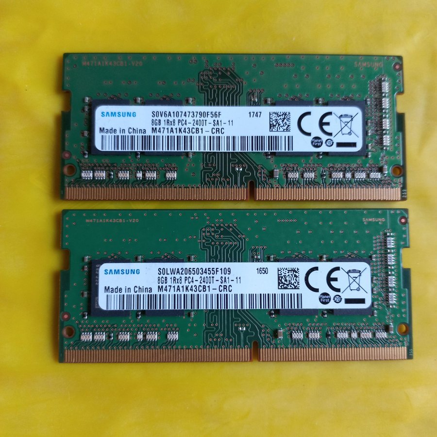 Se produkter som liknar Samsung 8GB DDR4 RAM SO-DIMM .. på Tradera