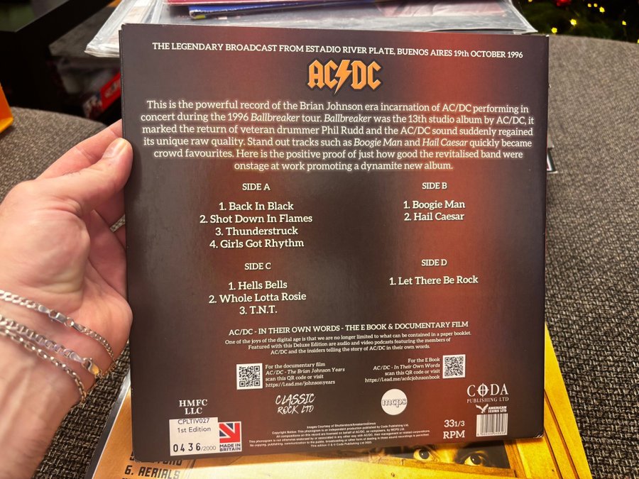 AC/DC - Ballbreaker - Limited Edition Transpare.. | Köp på Tradera ...