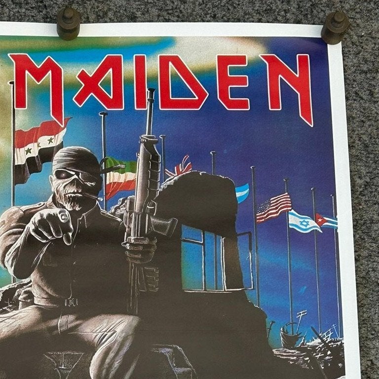 Se produkter som liknar RARE Vintage Iron Maiden Post.. på Tradera