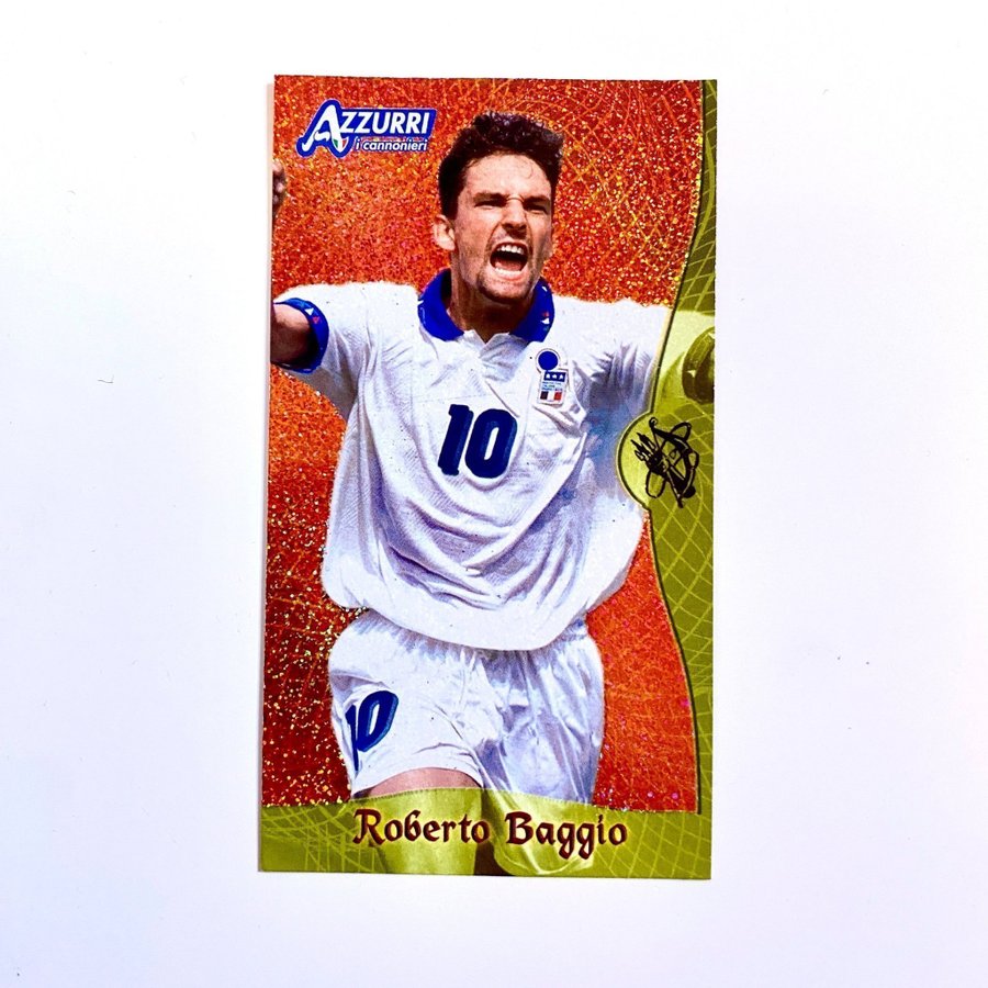 Se produkter som liknar Roberto Baggio - Panini Azzur.. på Tradera