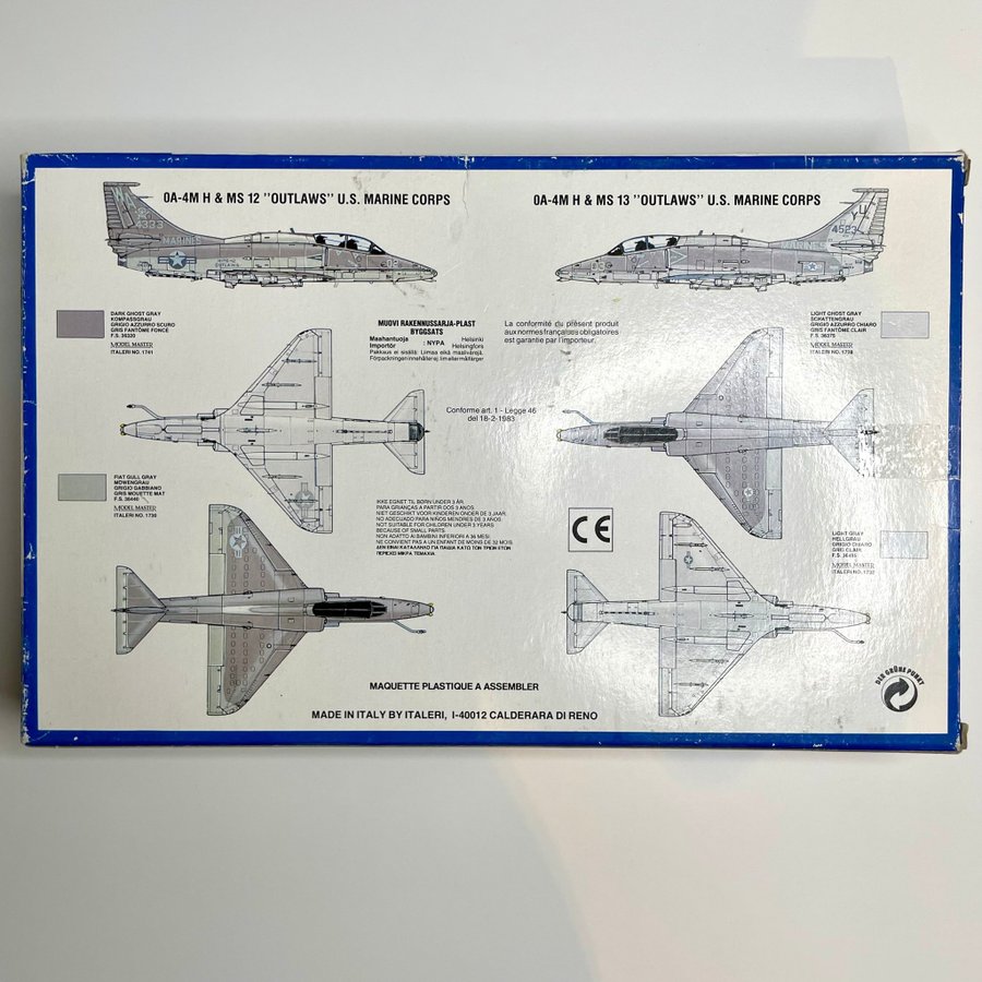 Maquette Avion ITALERI OA-4M Outlaws à L'échelle 1/72 - Kit En Plastique à Monter Et Peindre