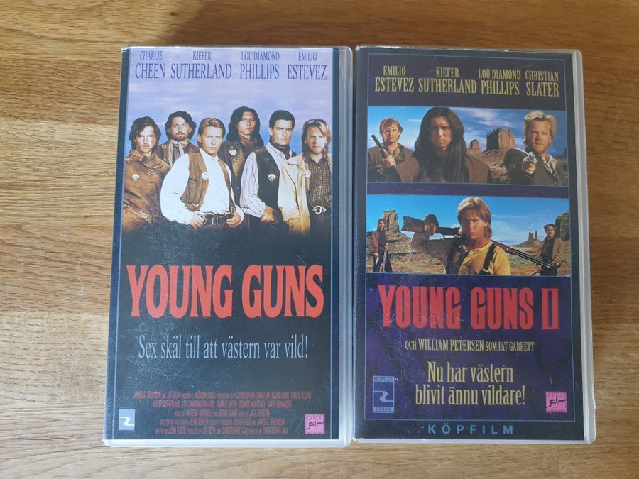 Young Guns 1 2 Vhs Western Kop Pa Tradera Young Guns 1 2 Vhs Western Kop Pa Tradera