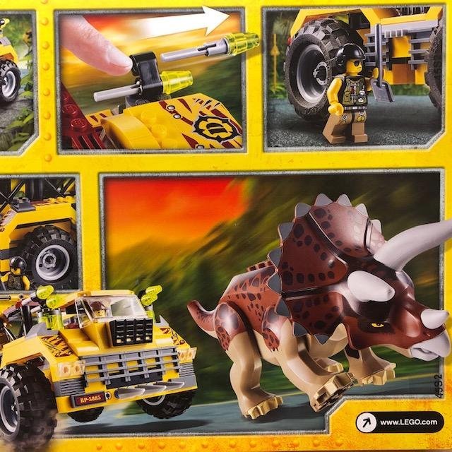 LEGO Dino Jurassic 5885 Triceratops Trapper Kop pa Tradera 520521986