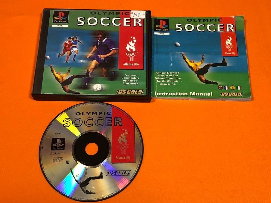 Olympic Soccer Komplett Playstation 1 455157706 Spelgruvan Pa Tradera