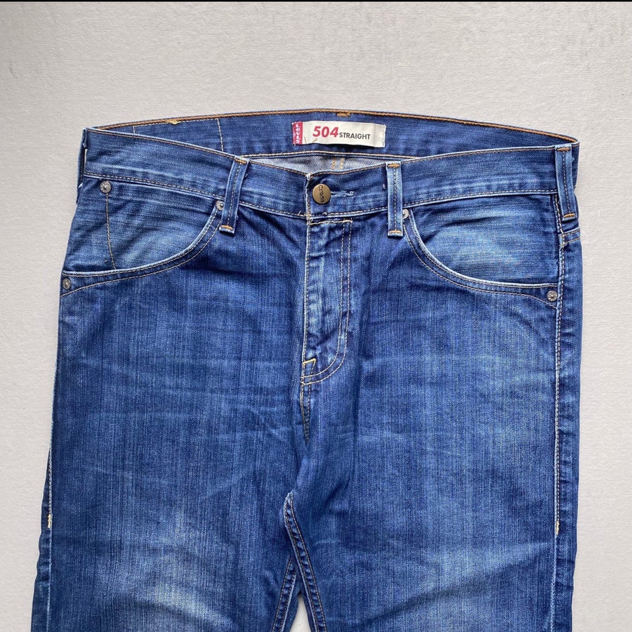 Levis 504 straight jeans 00s edition faded deni.. | Köp på Tradera