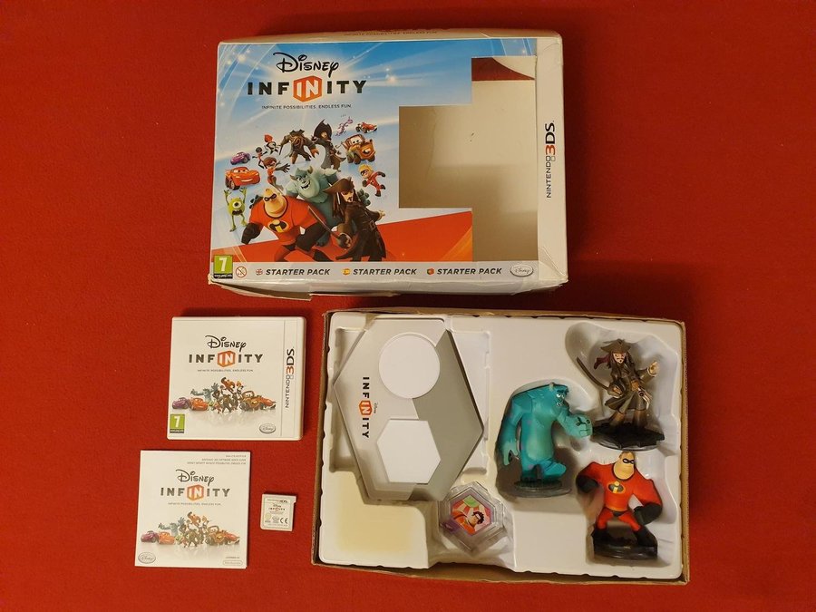 Disney Infinity Set Till Nintendo 3ds Nds Kop Fran Game World Pa Tradera